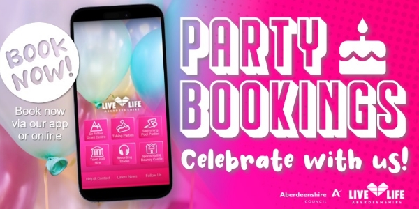 Party bookings, celebrate with us. Book now!