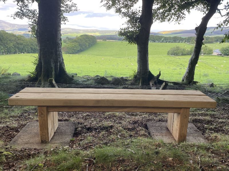 The bench at Doune Tarland