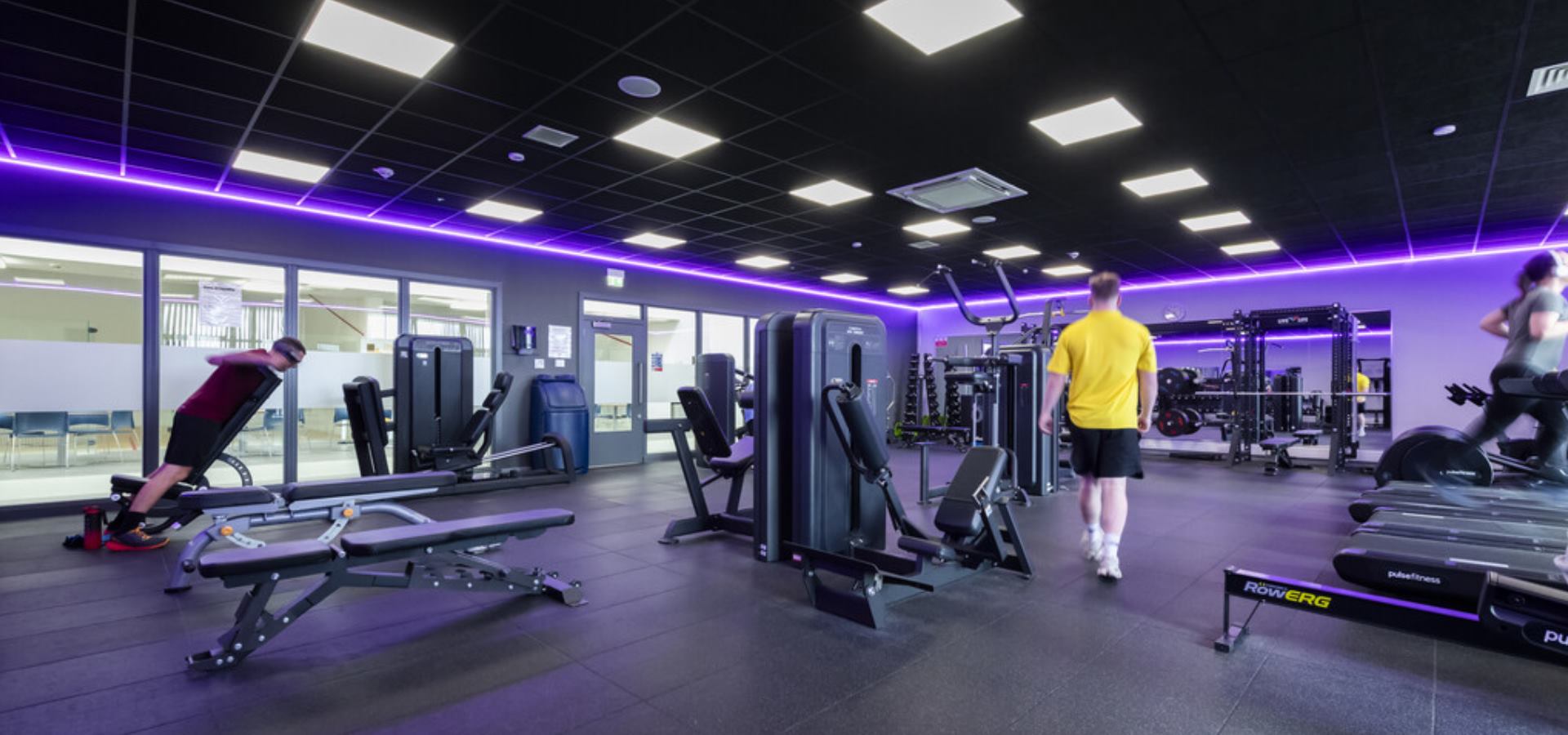 Customers working out at one of the Live Life Aberdeenshire gyms