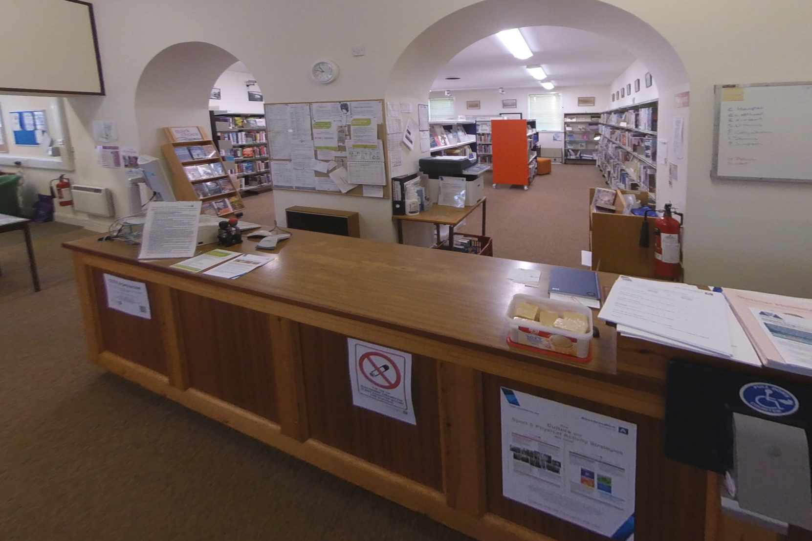 Inverbervie Library interior