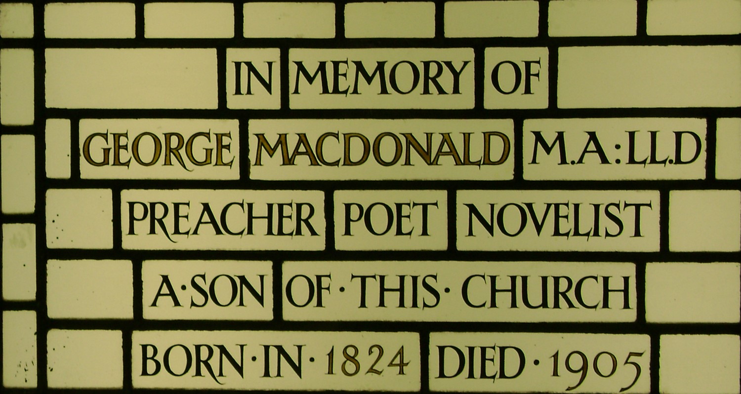 George MacDonald church inscription