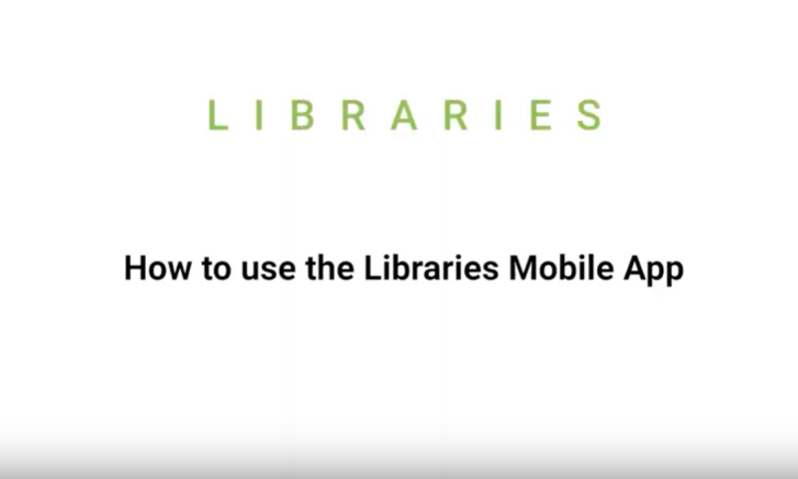Library mobile app picture