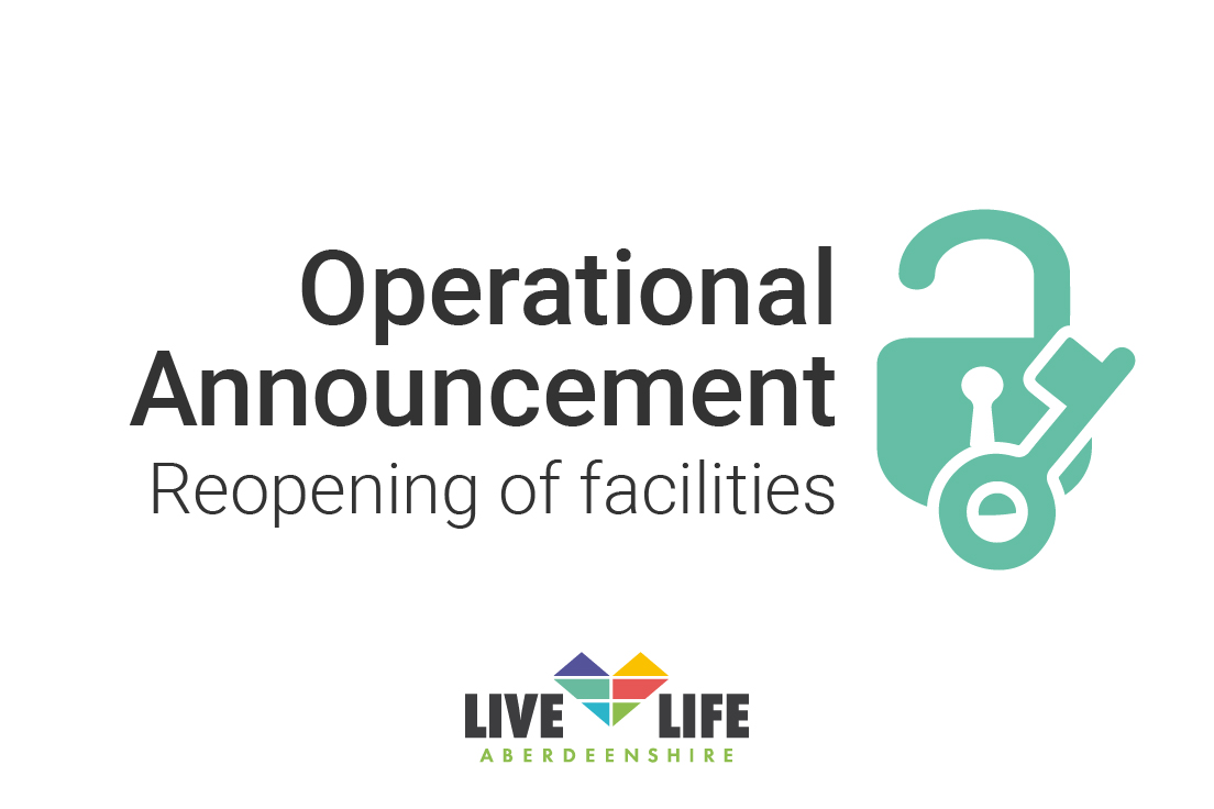 Operational announcement - reopening of facilities