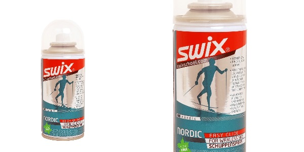 A bottle of Swix ski wax