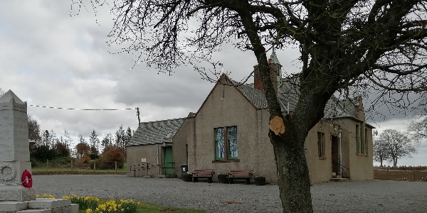 An exterior shot of Forglen Village Hall