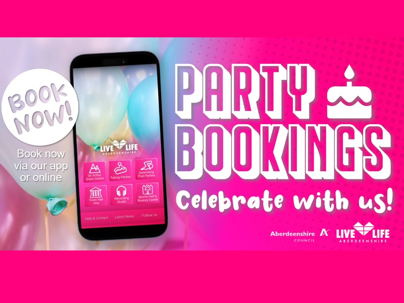 Party Bookings, celebrate with us! Book now on the app or online.