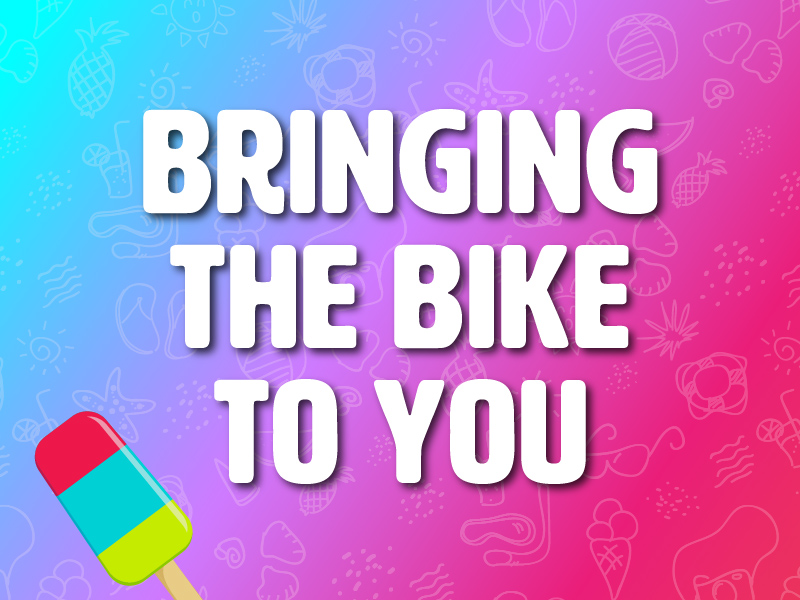 Bringing the bike to you graphic